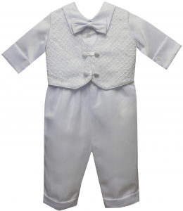 BOYS CHRISTENING SUIT & VEST